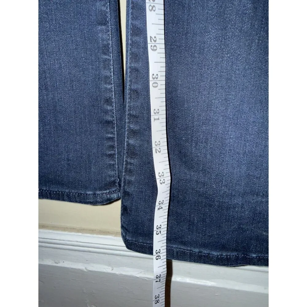 GAP 1969 Baby Boot Jeans 31 Tall Dark Wash Front Patch Pocket Bootcut Denim